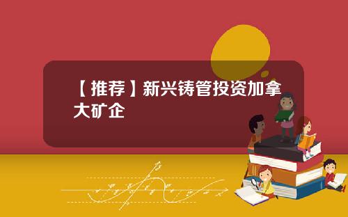 【推荐】新兴铸管投资加拿大矿企