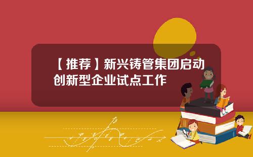 【推荐】新兴铸管集团启动创新型企业试点工作