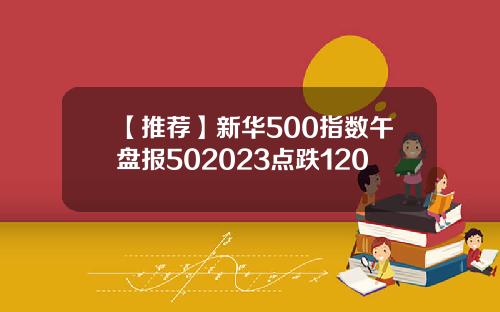 【推荐】新华500指数午盘报502023点跌120