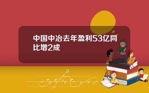 中国中冶去年盈利53亿同比增2成