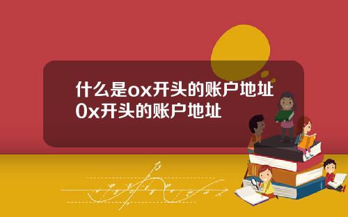 什么是ox开头的账户地址0x开头的账户地址