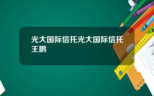 光大国际信托光大国际信托王鹏
