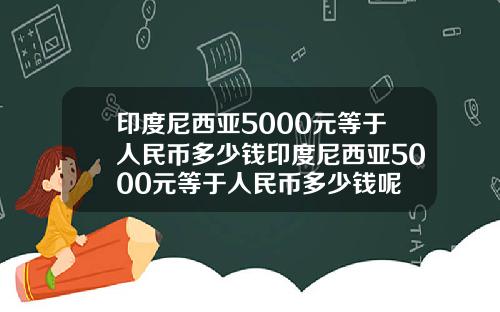 印度尼西亚5000元等于人民币多少钱印度尼西亚5000元等于人民币多少钱呢