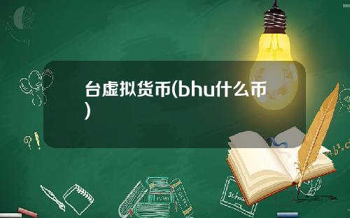 台虚拟货币(bhu什么币)