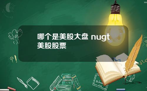 哪个是美股大盘 nugt美股股票