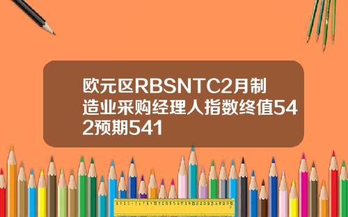 欧元区RBSNTC2月制造业采购经理人指数终值542预期541