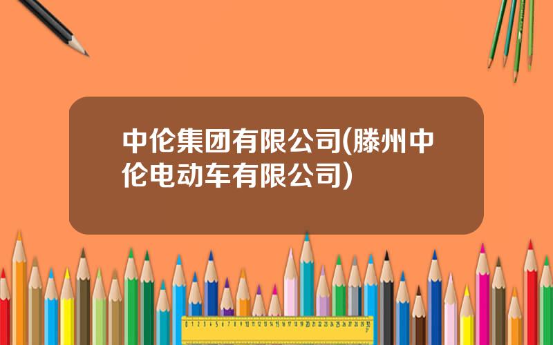 中伦集团有限公司(滕州中伦电动车有限公司)